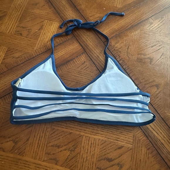 SHEKINI Strappy Halter Bikini Set Floral Printed Two Piece Swimsuits Ruched - Picture 6 of 7